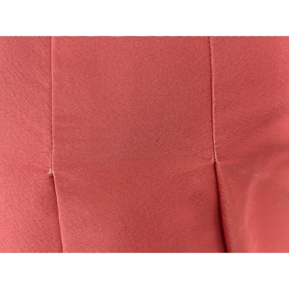 Oscar de La‎ Renta Skirt Embroidered Silk Geometric Coral Size 6 Small A Line - Picture 7 of 9